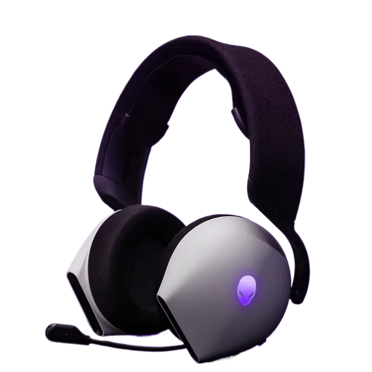 Esports Gaming Headphones - Игровая гарнитура Alienware AW520H черно-белая, проводная,