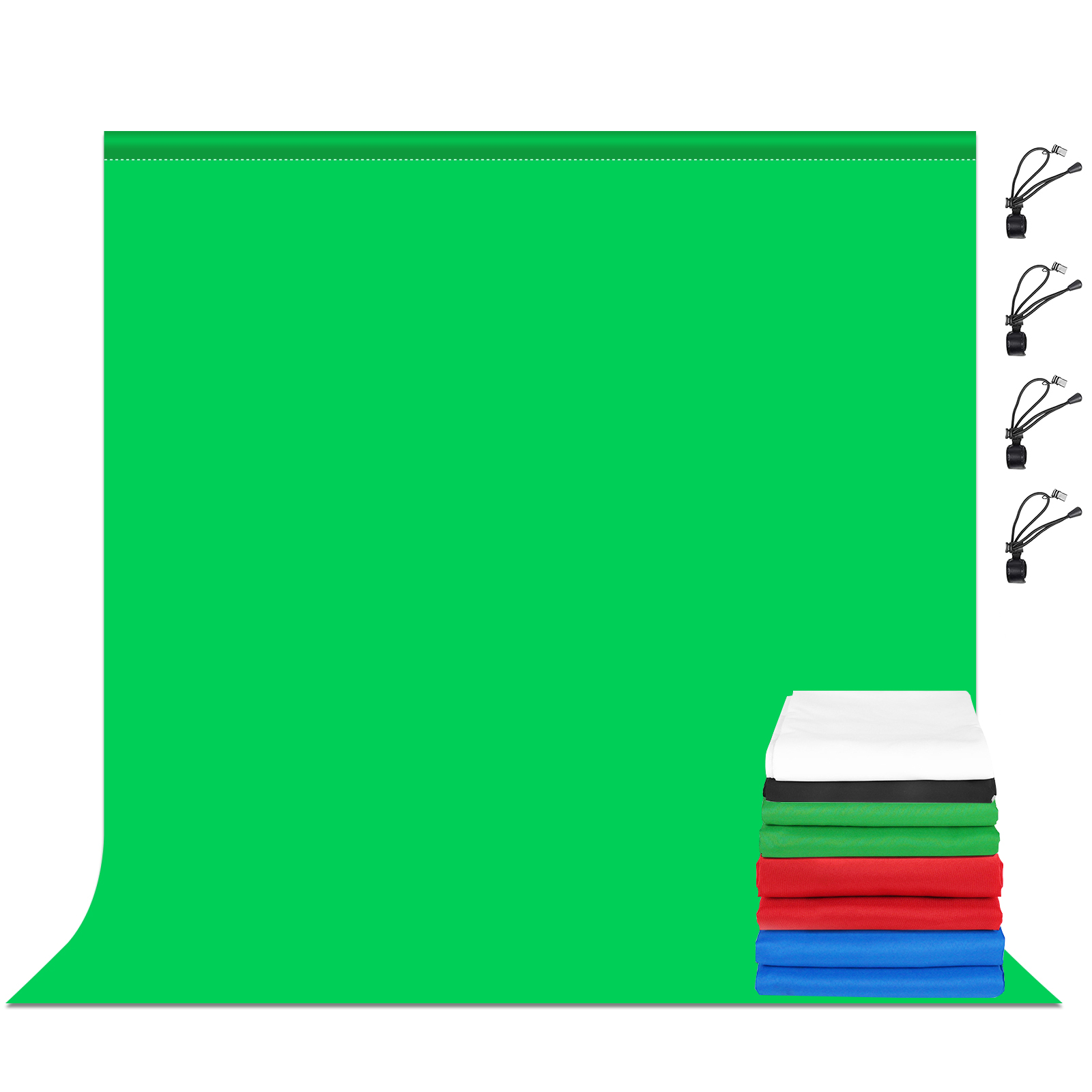 Green Screen Collapsible - Фотографический фон PULUZ 2м x 2м,