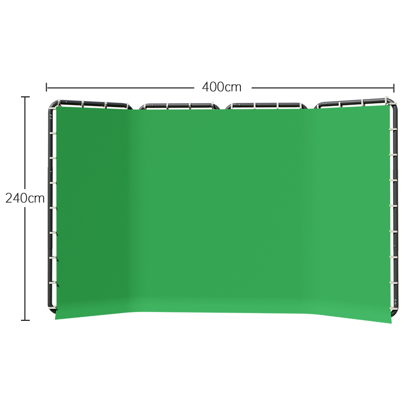 Green Screen Collapsible - Фоновая подставка SH 240x400 см с