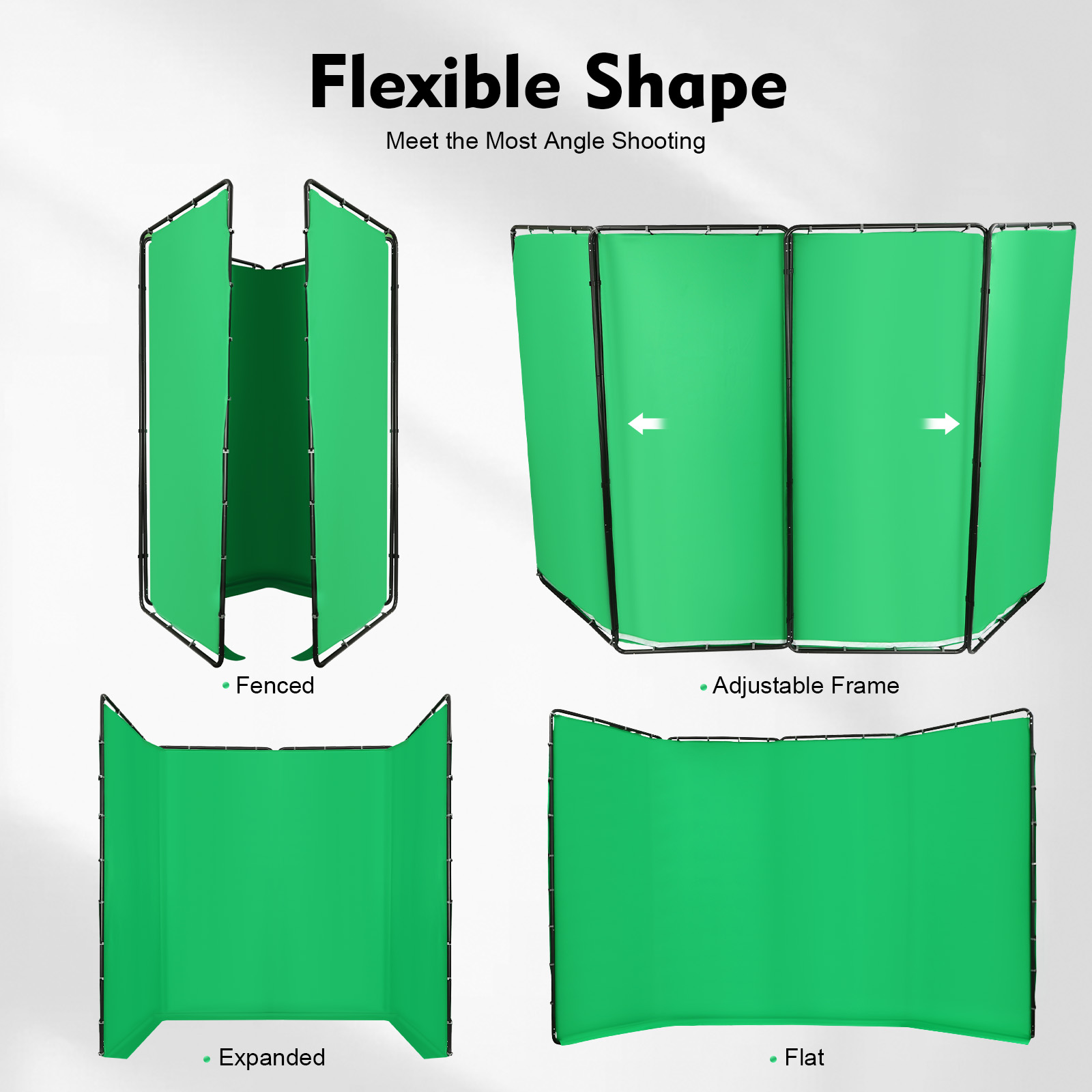 Стойка для фотофона 4x2,4 м с  – обзор и цена Green Screen Collapsible