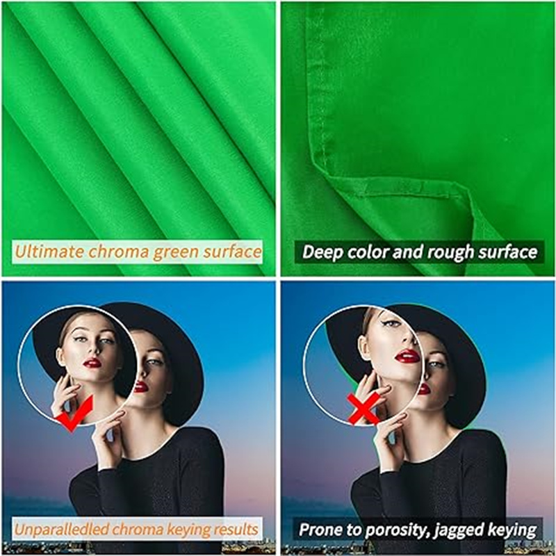 Фон для фотосъемки GAINVANE: б – обзор и цена Green Screen Collapsible