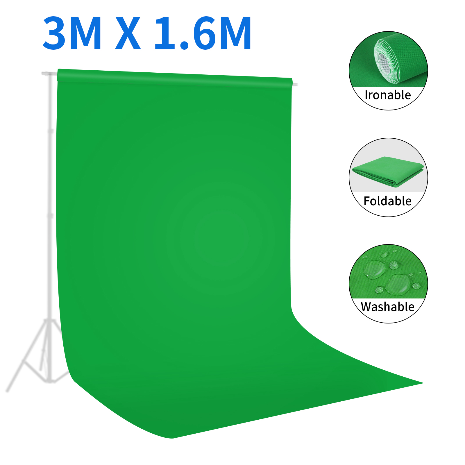 Selens зеленый экран фон хрома – обзор и цена Green Screen Collapsible