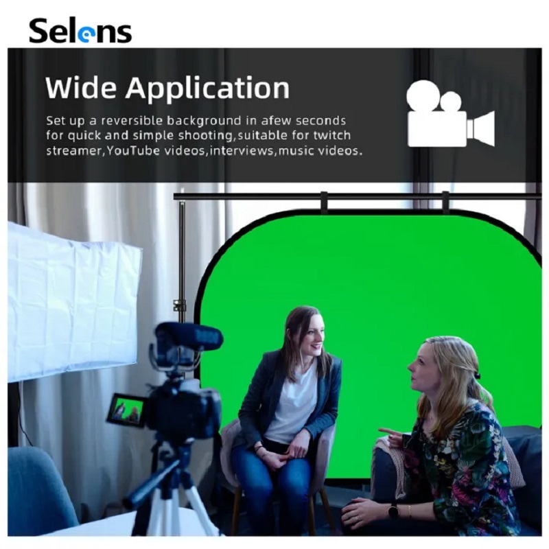 Selens зеленый экран фото фон  – обзор и цена Green Screen Collapsible