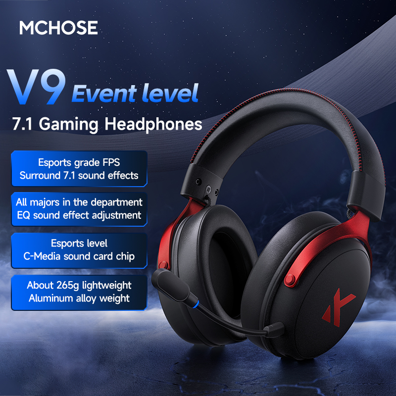 MCHOSE V9 Pro Гарнитура с микр – обзор и цена Esports Gaming Headphones