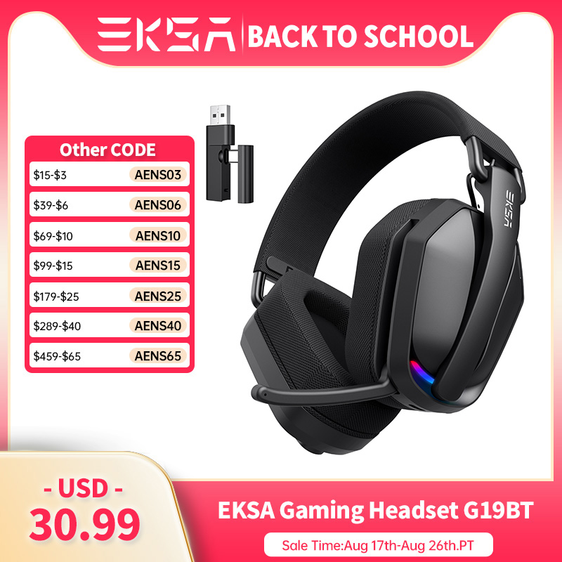 EKSA G19BT Беспроводные игровы – обзор и цена Esports Gaming Headphones