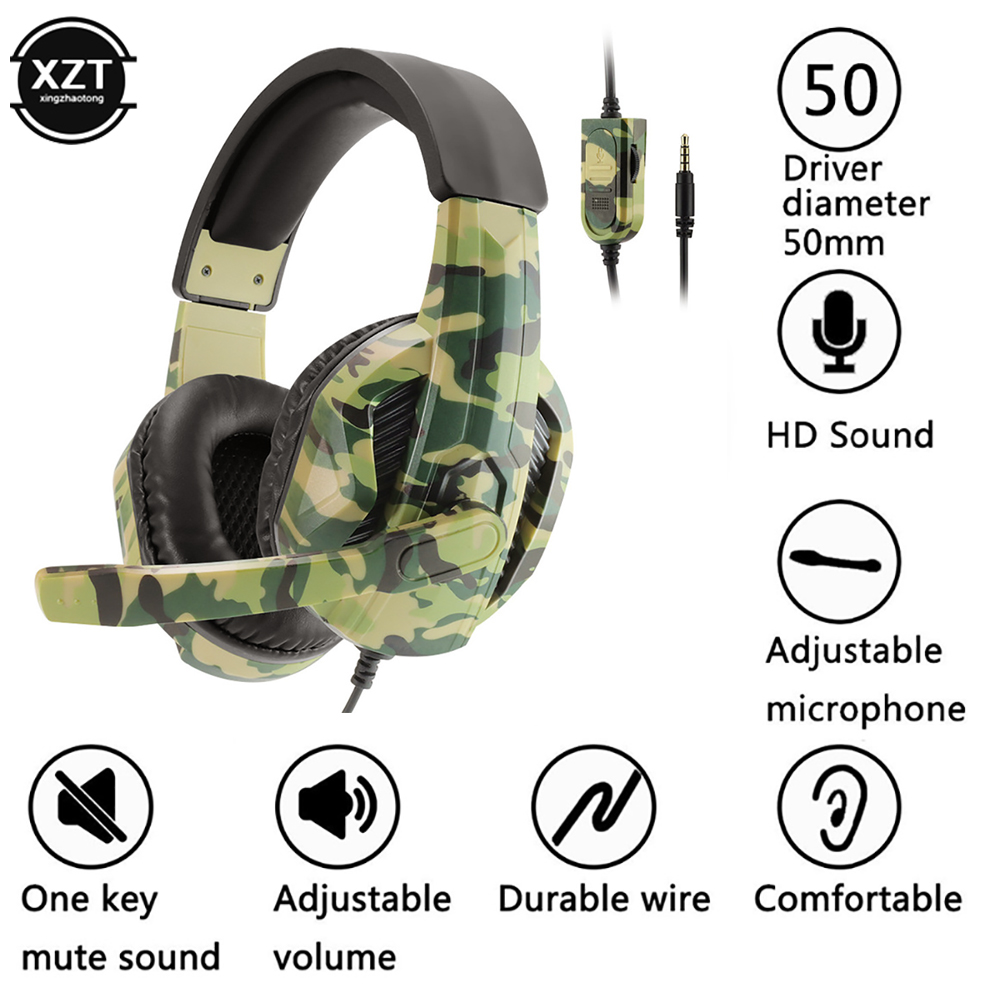 Камуфляжная игровая гарнитура  – обзор и цена Esports Gaming Headphones